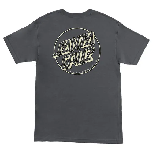 Santa Cruz Skateboards Shirt Dressen Rose Dagger Opus Charcoal