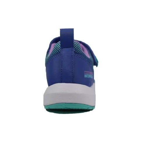 Skechers Dynamic Tread - Journey Time | Blue/Lavender | Children's Waterproof Trainers