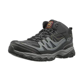 Skechers Men's Holdredge - Rebem Steel Toe Work Boot Black/Charcoal