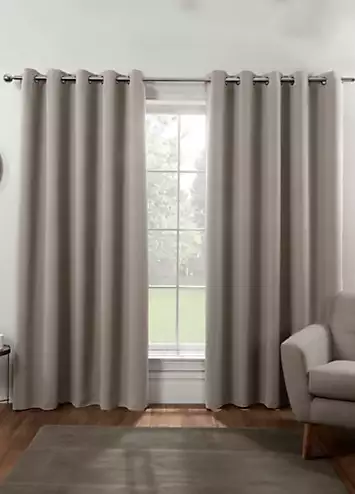 Sleepdown Pair of Ultra Soft Blackout Eyelet Curtains | Kaleidoscope