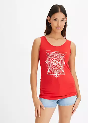 Sleeveless Mandala Tank Top by bonprix | Look Again