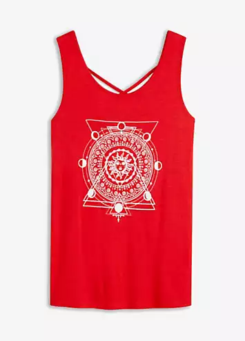 Sleeveless Mandala Tank Top by bonprix | Look Again