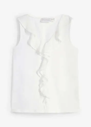 Sleeveless Top With Volants by bonprix | Look Again