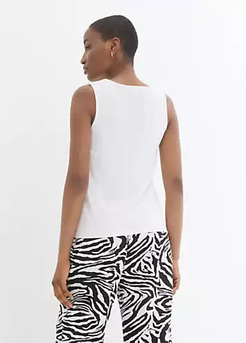 Sleeveless Top With Volants by bonprix | Look Again