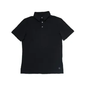 Slub S/S Polo (Black)