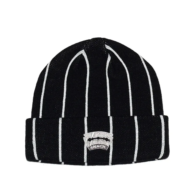 SNACK SKATEBOARDS RAZOR-SHARP BEANIE BLACK