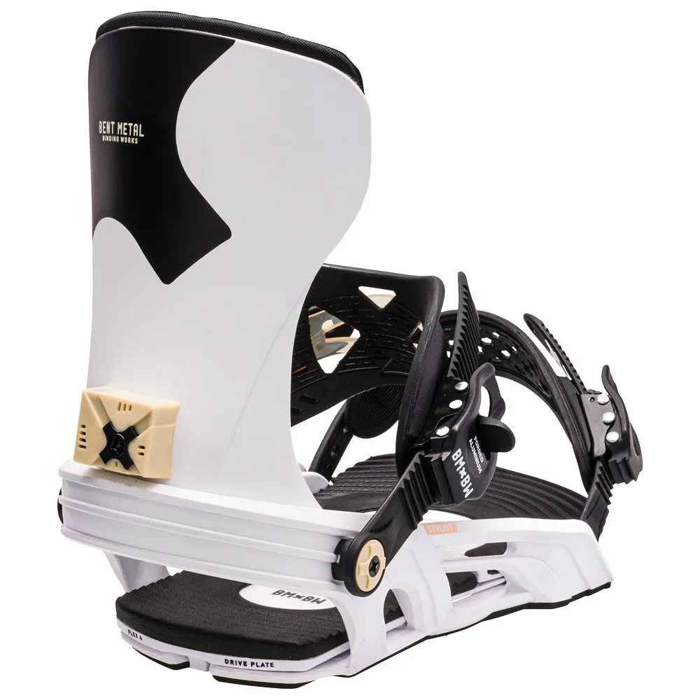 Snowboard binding Bent Metal ---Stylist White