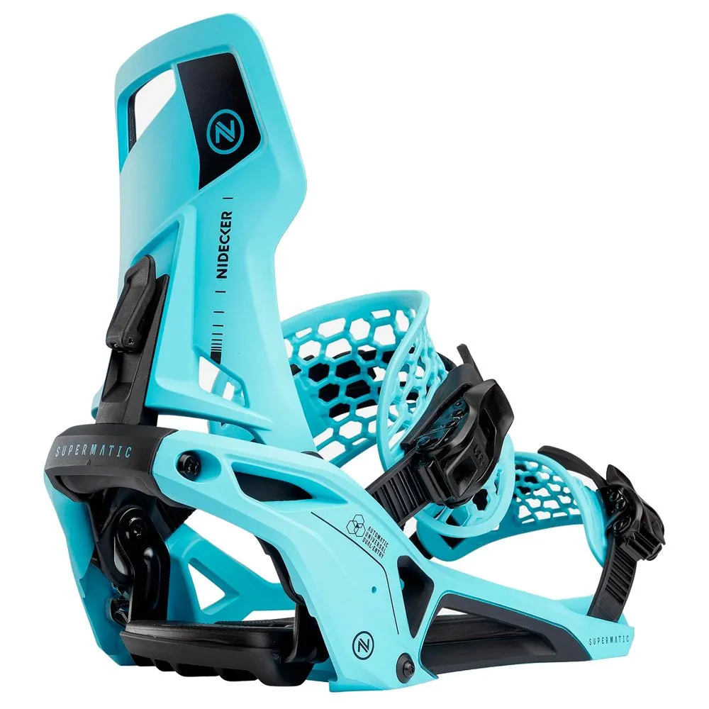 Snowboard binding Nidecker ---Supermatic Cyan