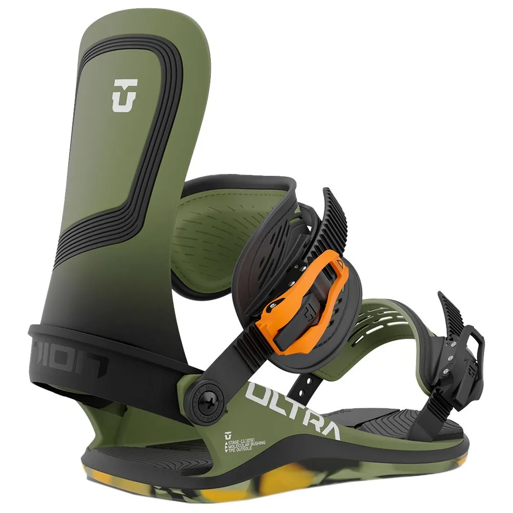 Snowboard binding Union ---Ultra Army Green