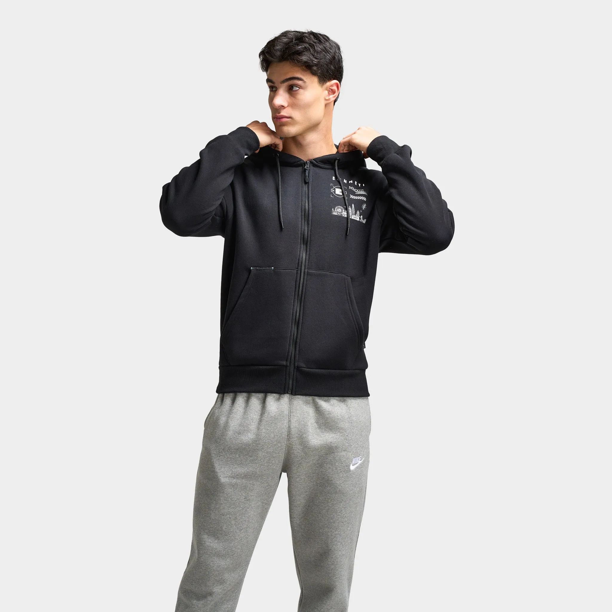 Sonneti Flex Full-Zip Hoodie Black / Black