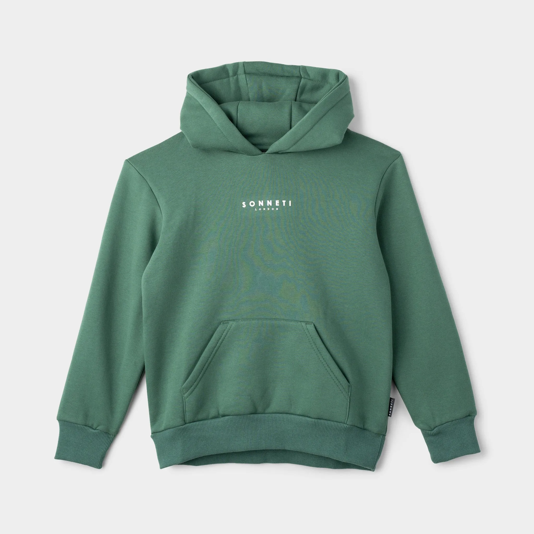 Sonneti London Fleece Pullover Hoodie / Dark Green