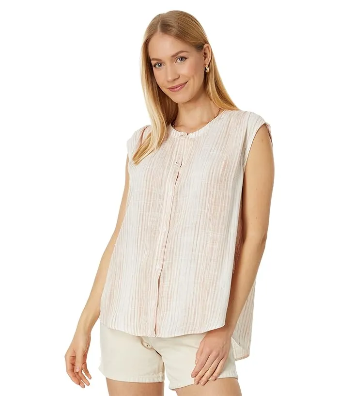 Splendid Lola Sleeveless Button-Up Top