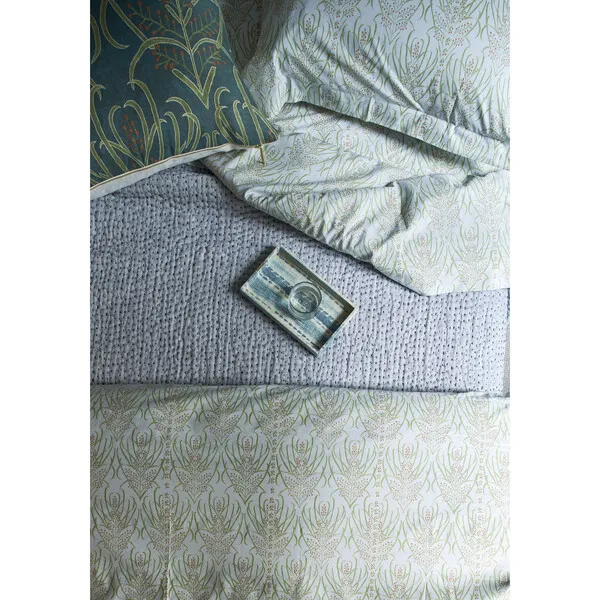 St. Frank Vines Suzani Sheet Set, Light Teal