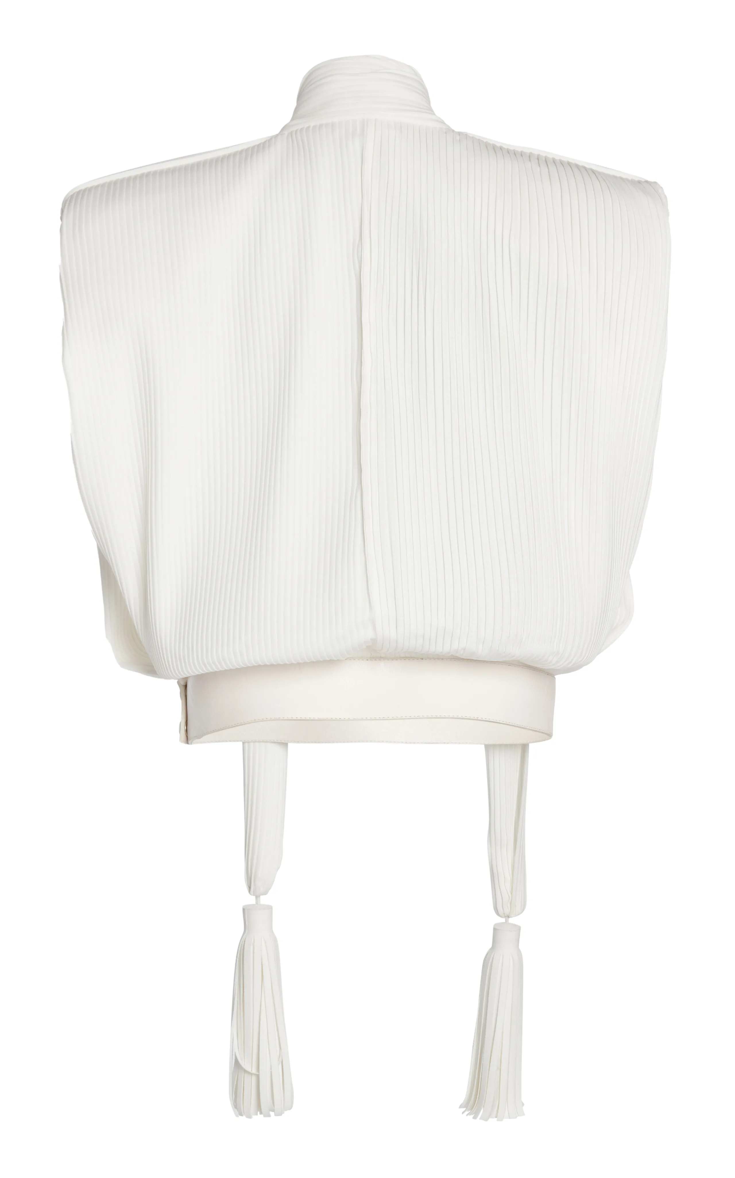 Stella McCartney Tasseled Georgette Sleeveless Top