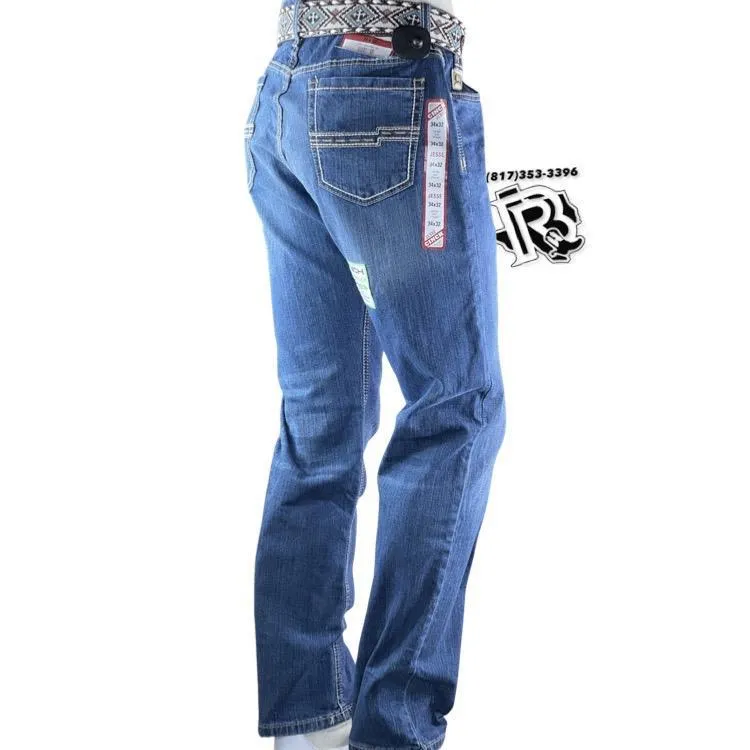 STRAIGHT LEG MID RISE | CINCH MEN  JEANS JESSE DARK STONE MB54438001 JESSE RED LABEL