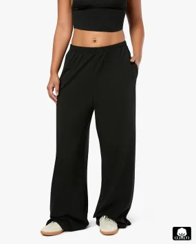 Straight Leg Sweat Pants | Black