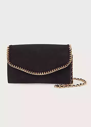 Suede Chain Crossbody Bag by Monsoon | Look Again