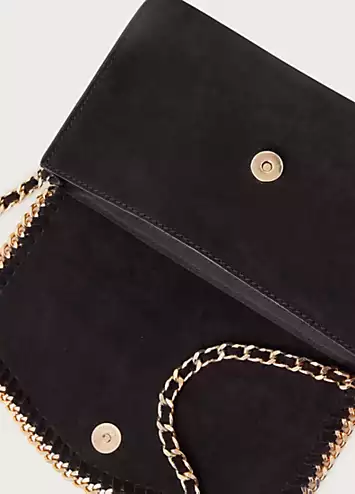 Suede Chain Crossbody Bag by Monsoon | Look Again