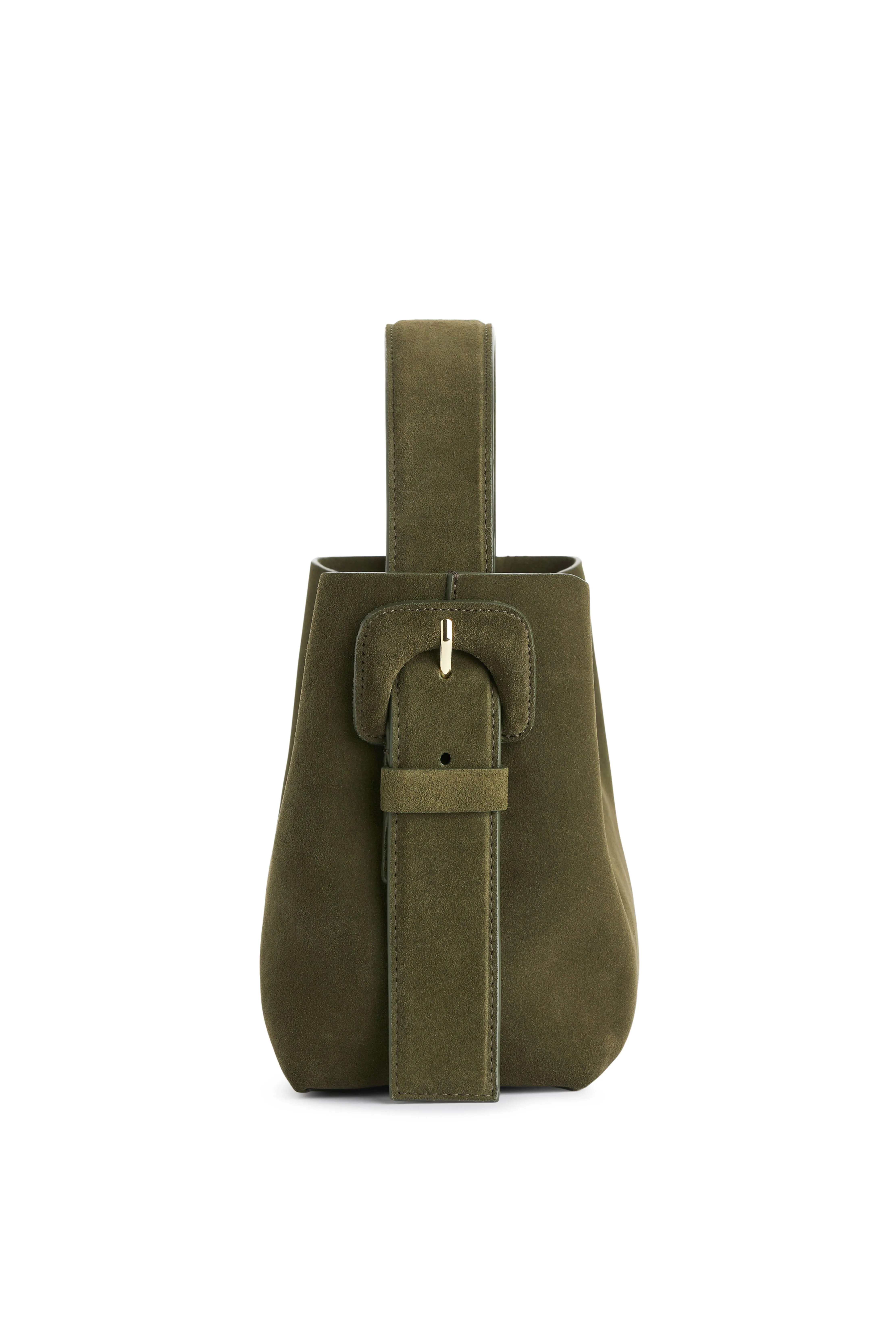 Suede Crossbody Bag - Khaki Green - Ladies | H&M GB