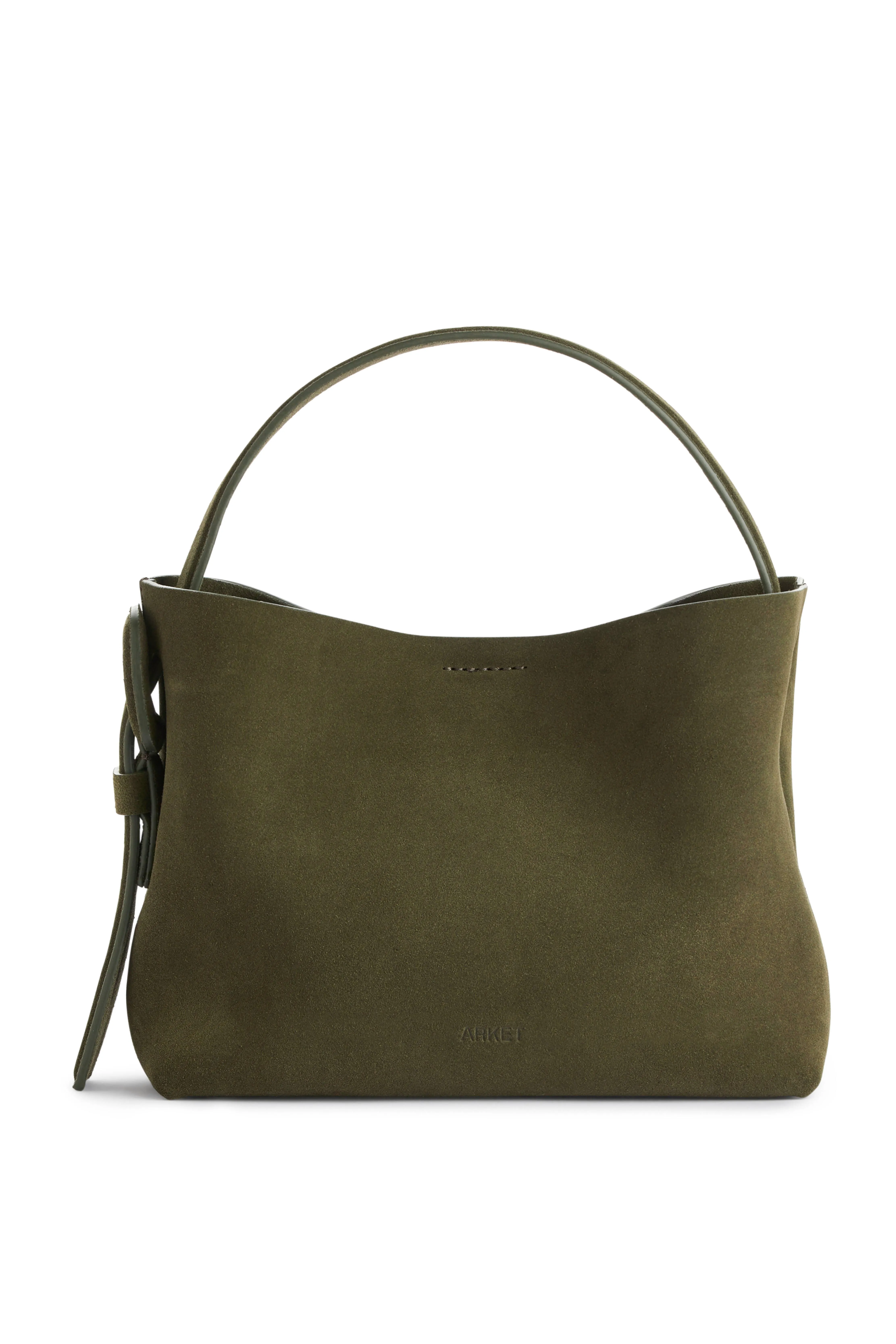 Suede Crossbody Bag - Khaki Green - Ladies | H&M GB