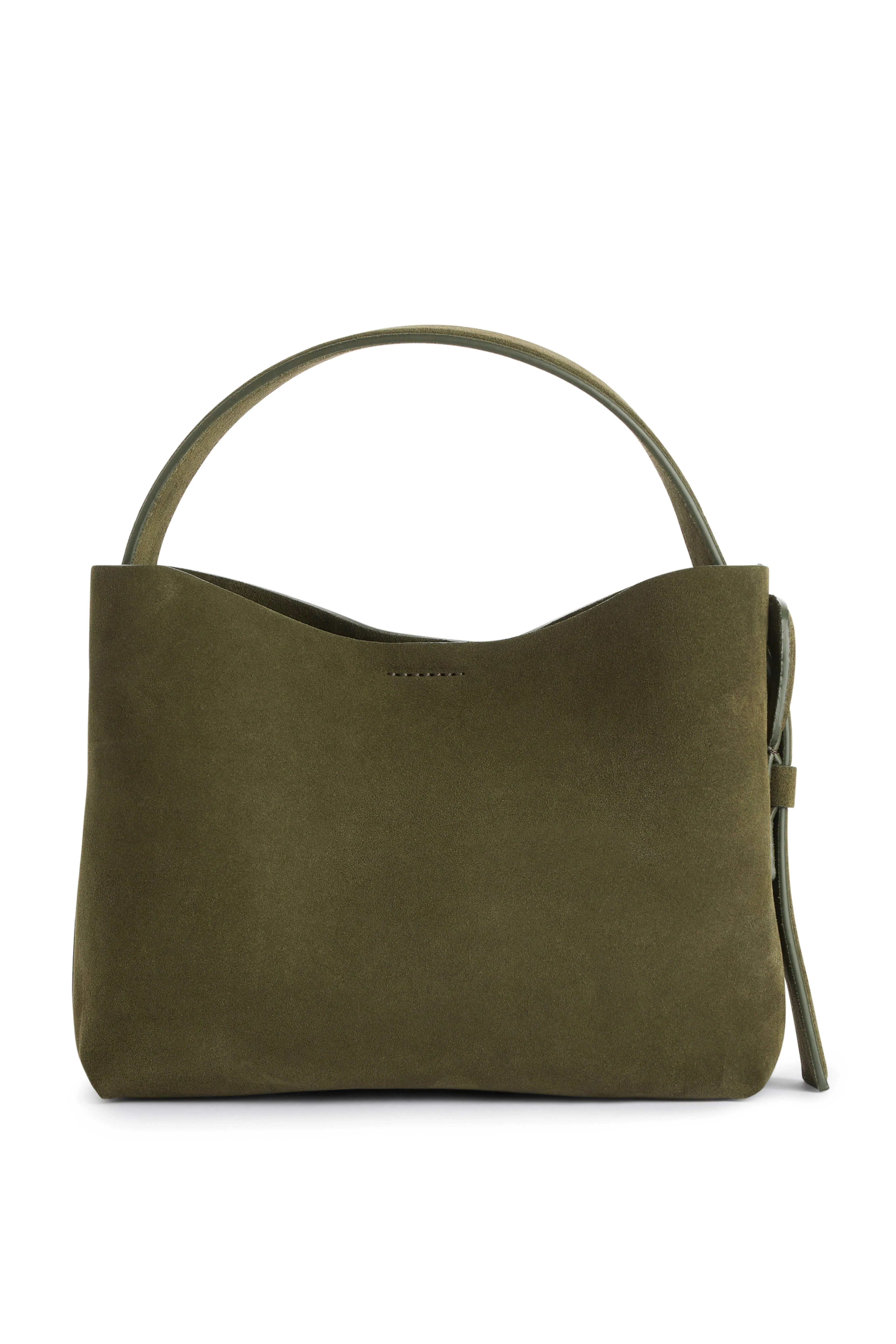 Suede Crossbody Bag - Khaki Green - Ladies | H&M GB