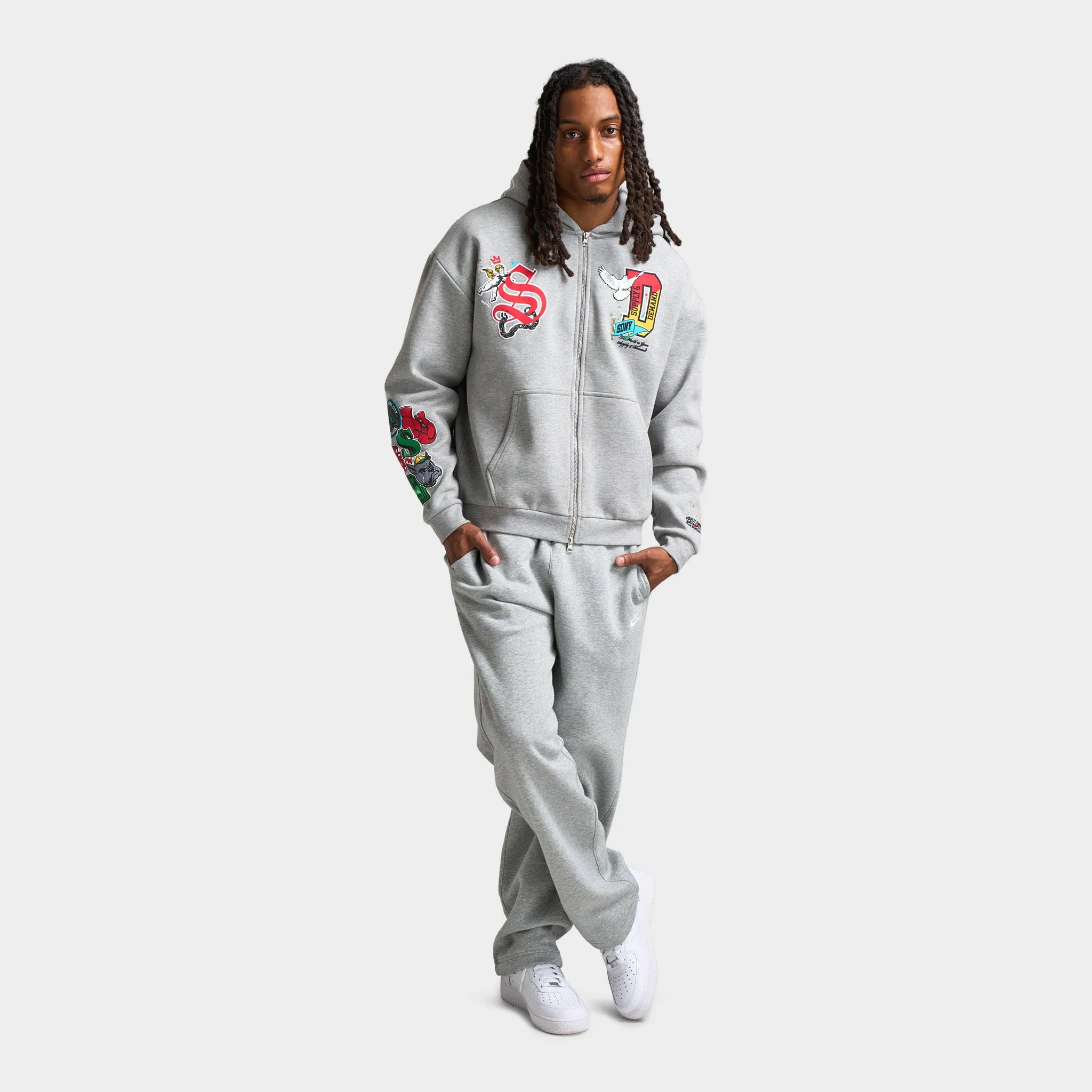 Supply & Demand Cayman Zip-Up Hoodie / Grey