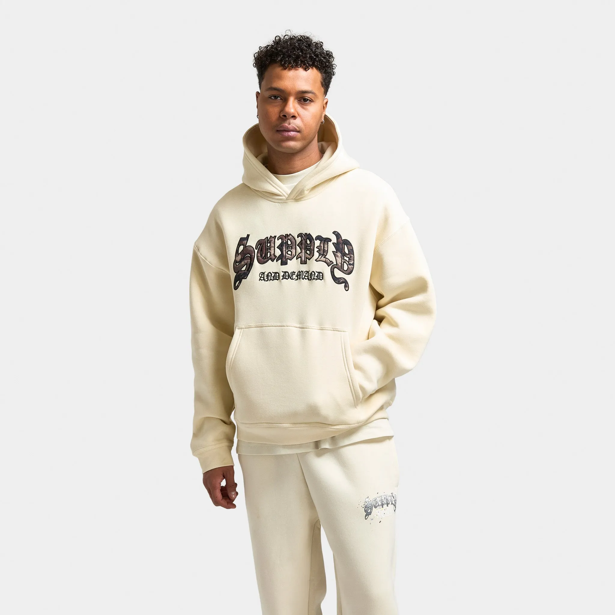 Supply & Demand Hamlin Hoodie / White Asparagus