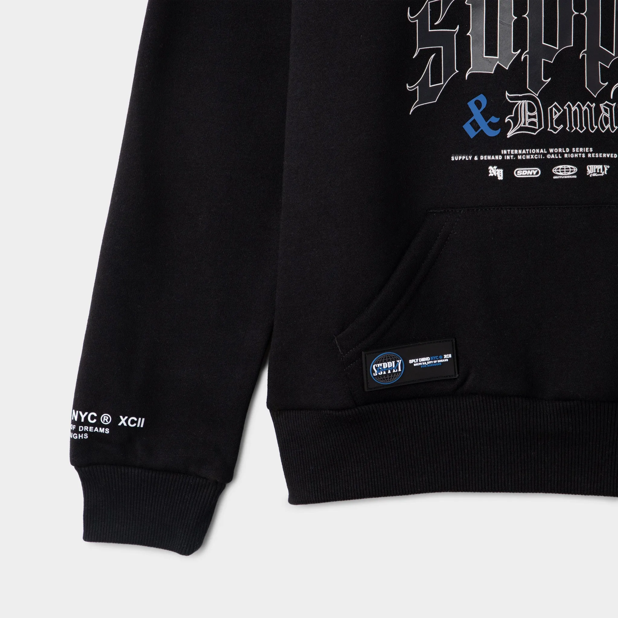 Supply & Demand Junior Boys Argon Hoodie / Black