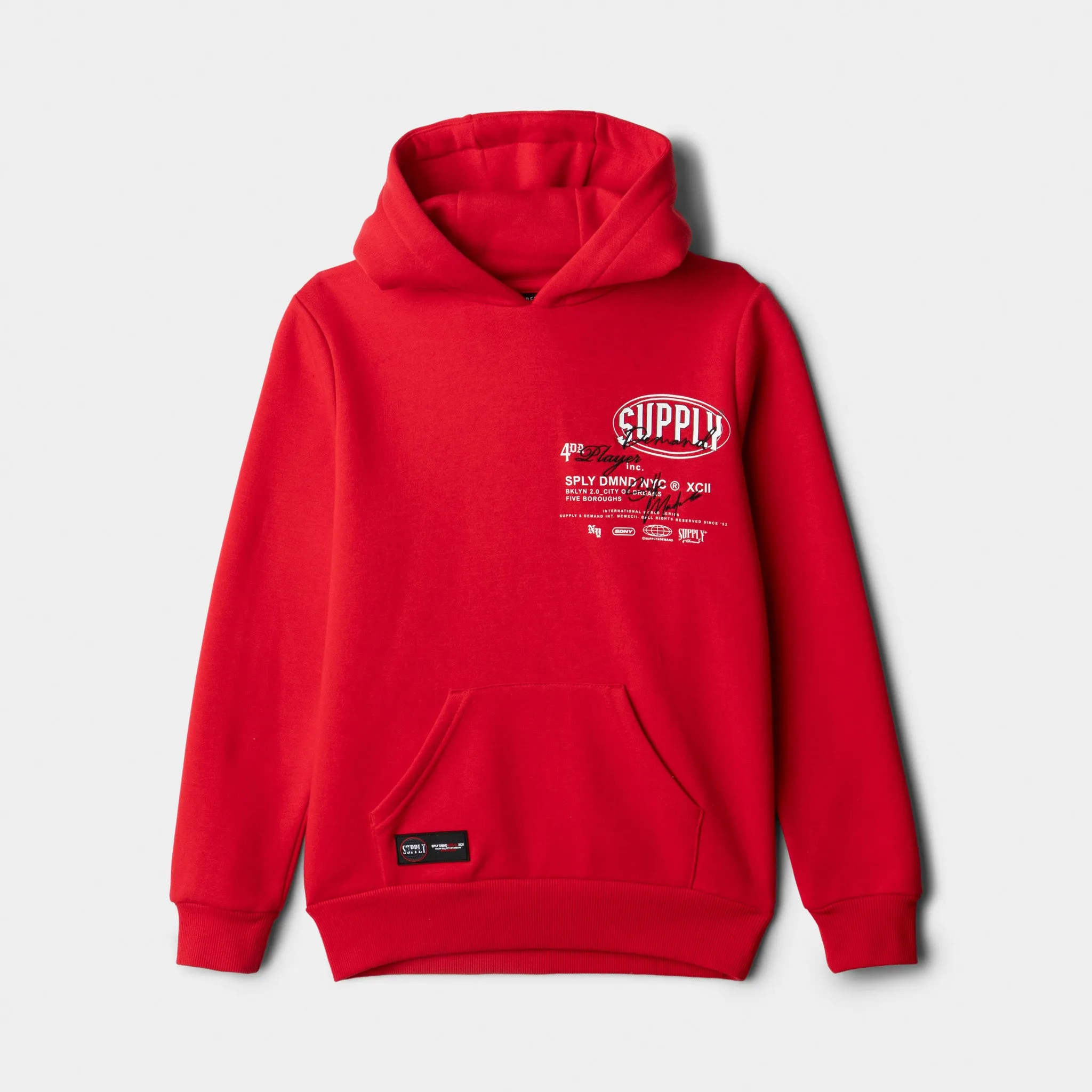 Supply & Demand Junior Boys' Targon Hoodie / Chinese Red