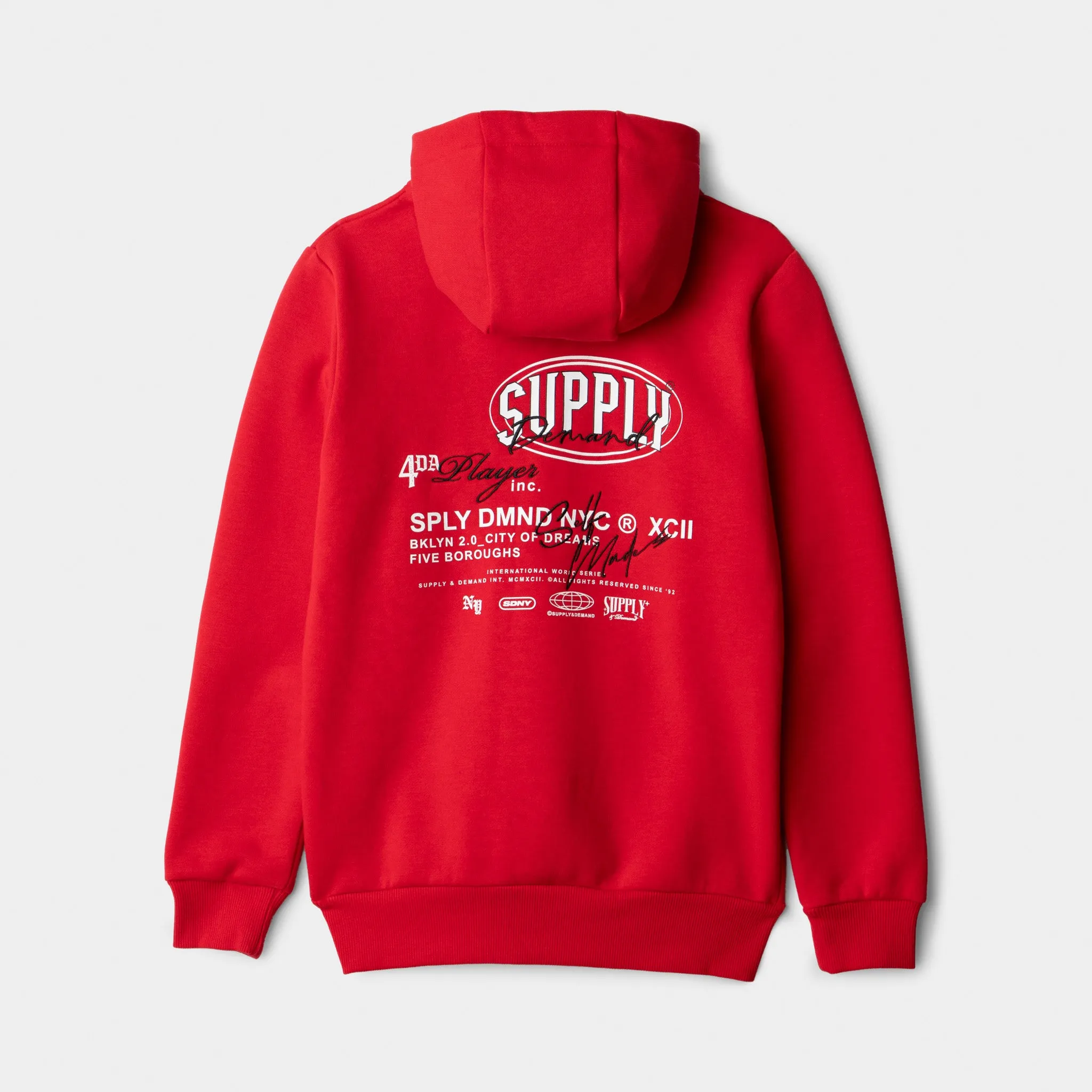 Supply & Demand Junior Boys' Targon Hoodie / Chinese Red