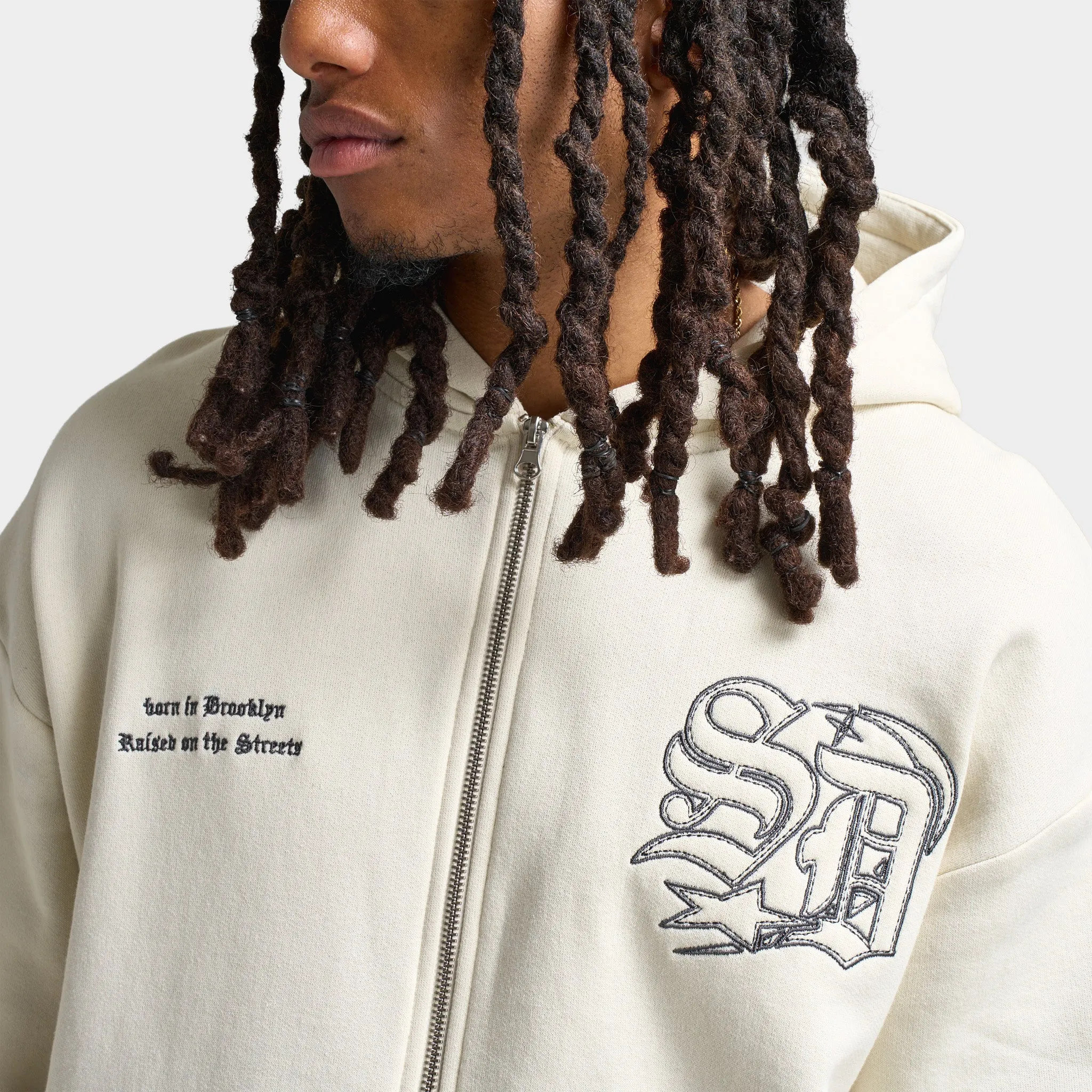 Supply & Demand Logan Zip-Up Hoodie / Light Gray