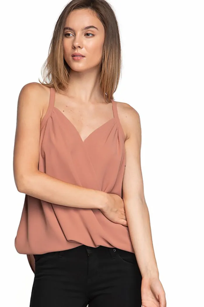 Surplice Tank Top