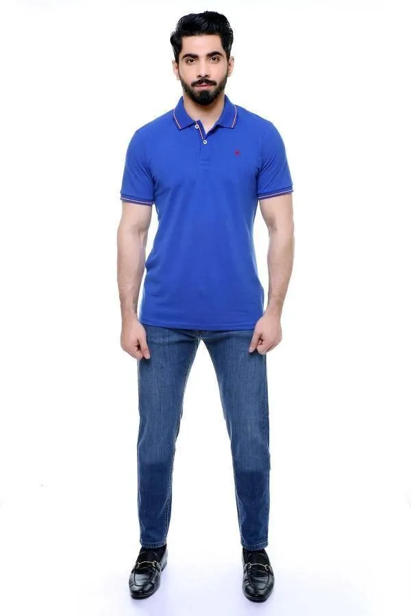 T SHIRT POLO Blue