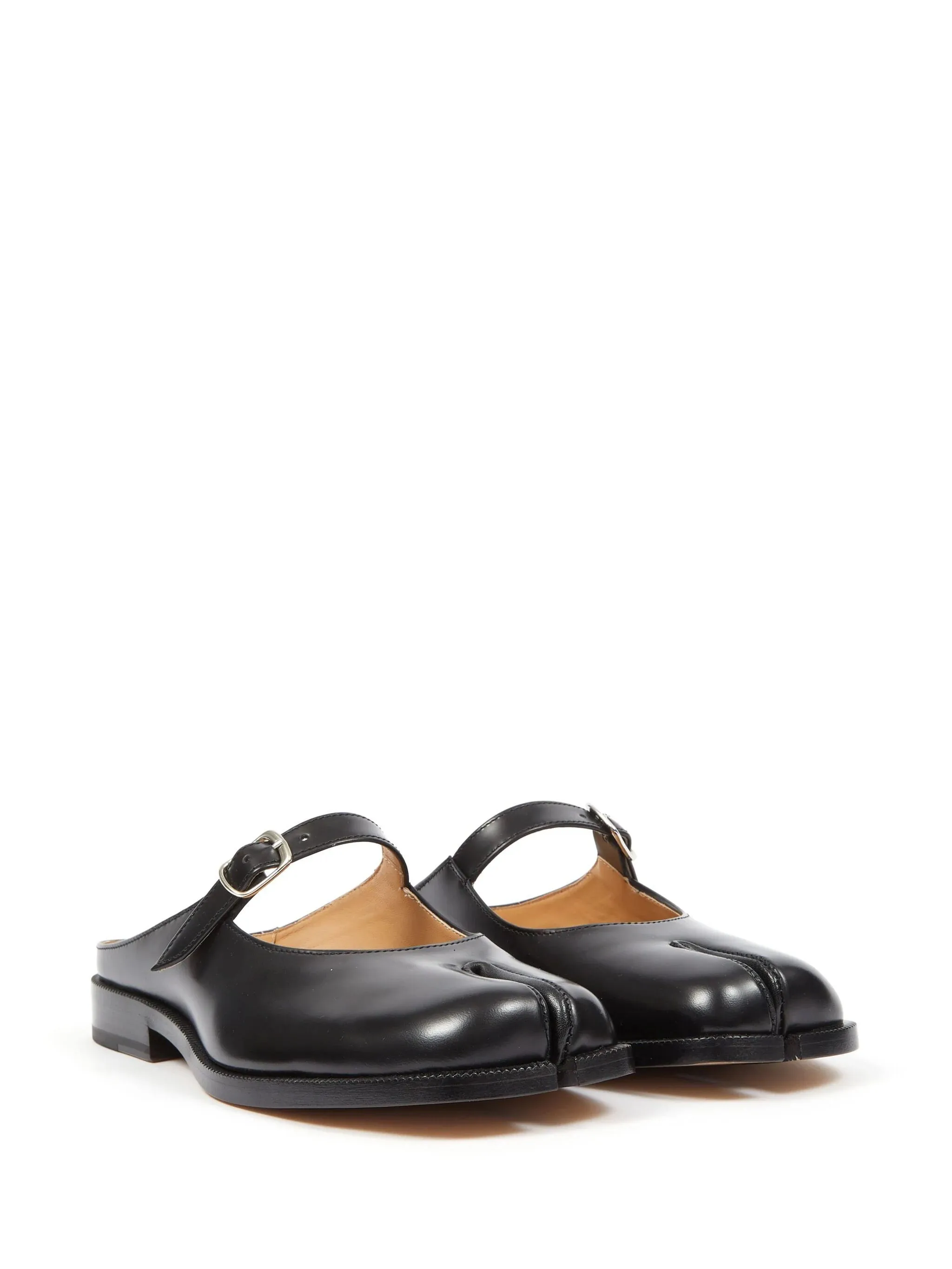 Tabi Sandals - Patent Black