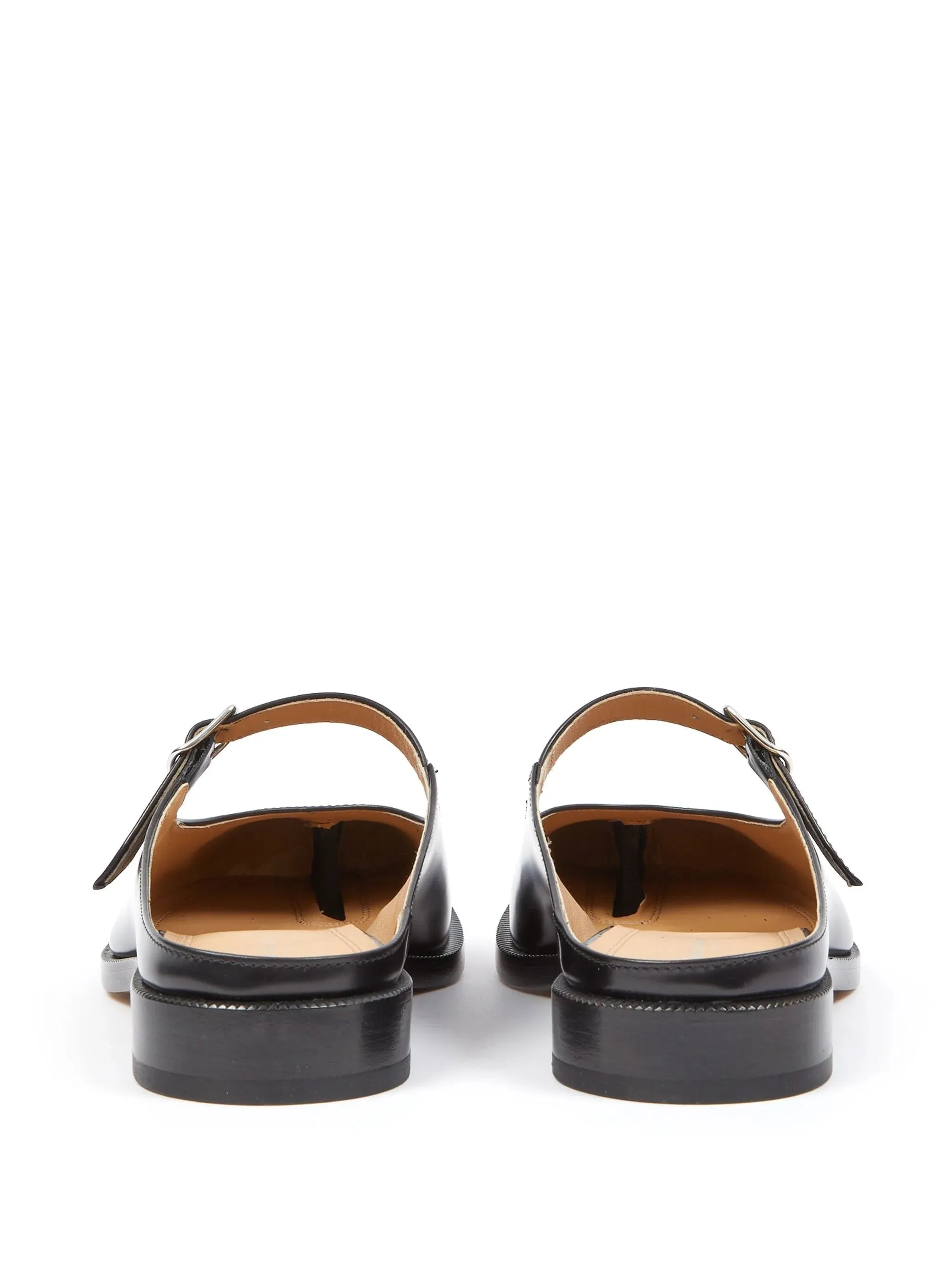 Tabi Sandals - Patent Black