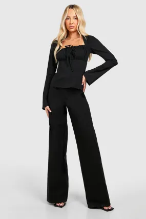 Tall Bengaline Stretch Wide Leg Pants