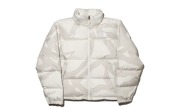 The North Face KAWS Retro 1996 Nuptse Jacket Moonlight Ivory