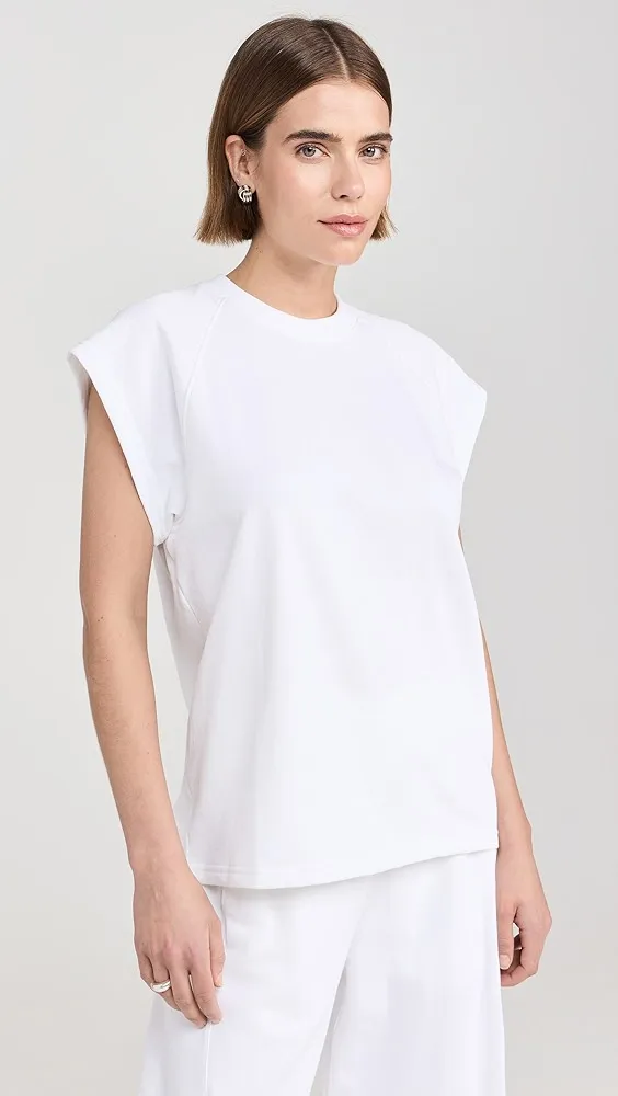 Tibi   Summer Sweatshirting Sleeveless Easy Top 