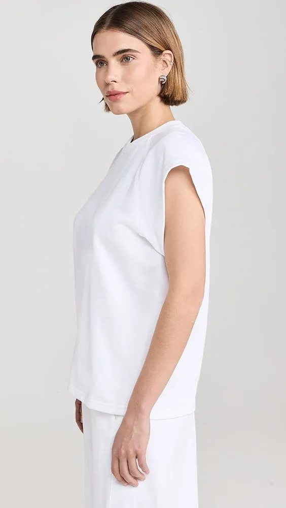 Tibi   Summer Sweatshirting Sleeveless Easy Top 