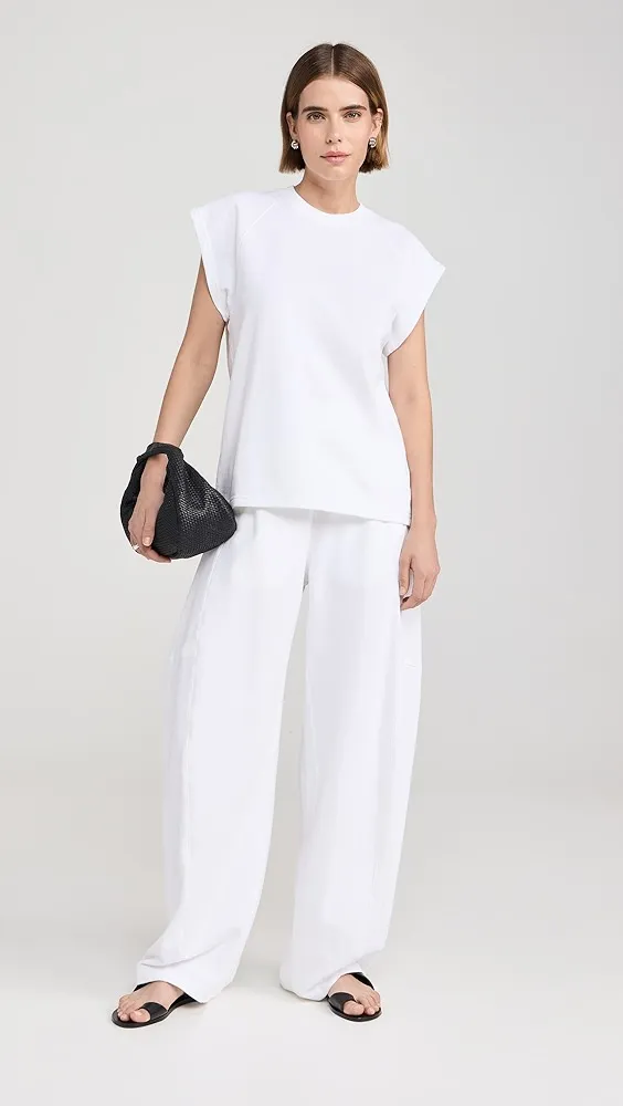 Tibi   Summer Sweatshirting Sleeveless Easy Top 