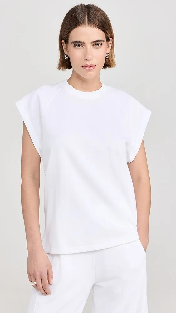 Tibi   Summer Sweatshirting Sleeveless Easy Top 