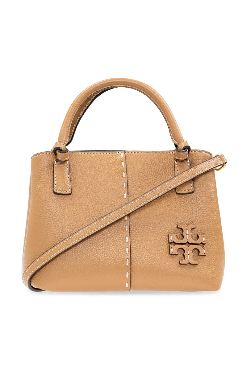 TORY BURCH LEATHER MCGREW SHOULDER BAG