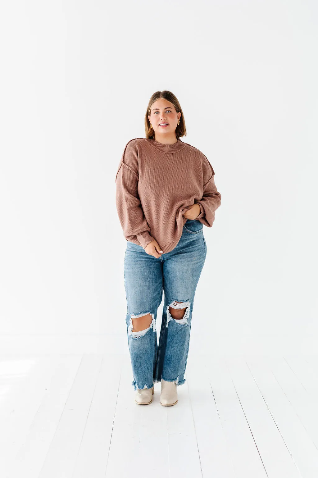 Tristan Drop Shoulder Sweater