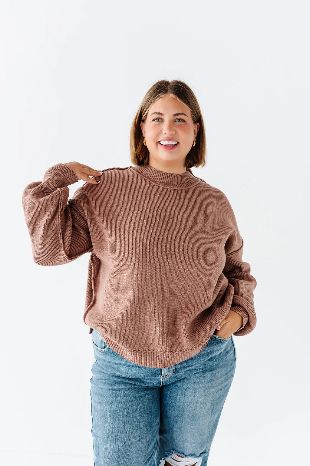 Tristan Drop Shoulder Sweater