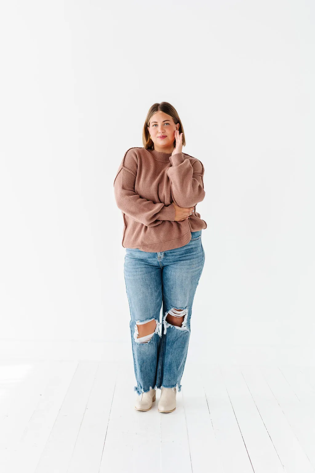 Tristan Drop Shoulder Sweater