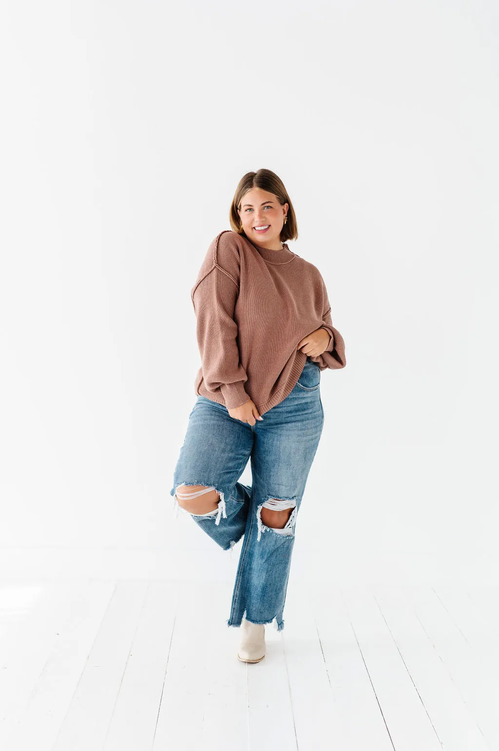 Tristan Drop Shoulder Sweater