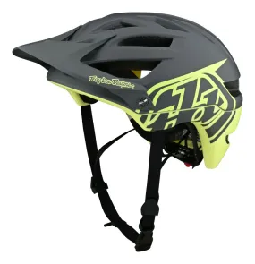 Troy Lee Designs A1 MIPS MTB Helmet - Classic - Gray-Yellow - 2022