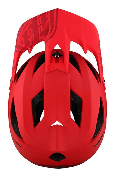 Troy Lee Designs Stage Full Face Helmet - MIPS - Signature - Red - 2023