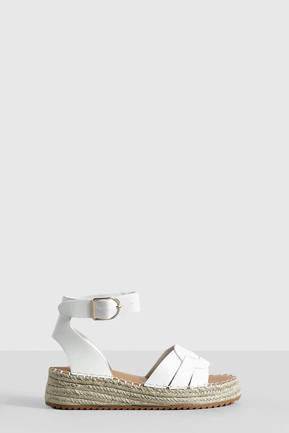 Twist Detail Flatform Sandals