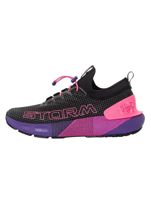 Under Armour HOVR Phantom 3 SE Storm Trainers - Black / Metro Purple